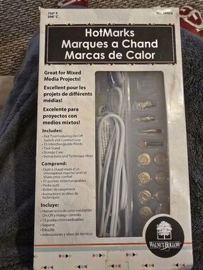 HotMarks Marquees a Chand Heat Tool Kit - White and Gold Accents